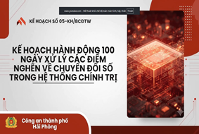 Kế hoạch hành động 100 ngày xử lý các điểm nghẽn về chuyển đổi số trong hệ thống chính trị